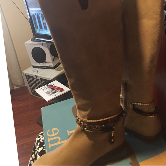OTBT. Genuine Suede Riding Boots❤️ - Picture 2 of 6